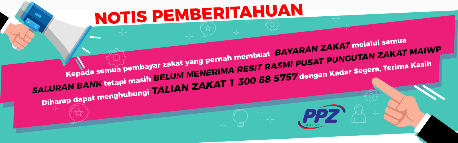 Pusat Pungutan Zakat-MAIWP – Memudahkan Anda Berzakat