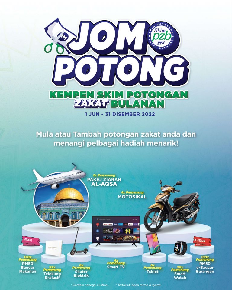 Potongan Zakat Bulanan 2022 – Pusat Pungutan ZakatMAIWP